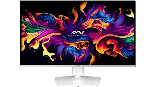 Picture of 80 cm (31.5") 3840 x 2160 Pixel MSI 9S6-3DD29A-022 16:9 4K Ultra HD QD-OLED 0,03 ms 240 Hz HDR DisplayPort HDMI USB-Hub Pivot Height VESA