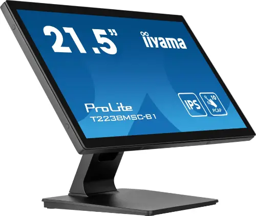 Picture of IIYAMA 54.5cm (21.5") T2238MSC-B1 16:9 M-Touch HDMI+DP+USB retail