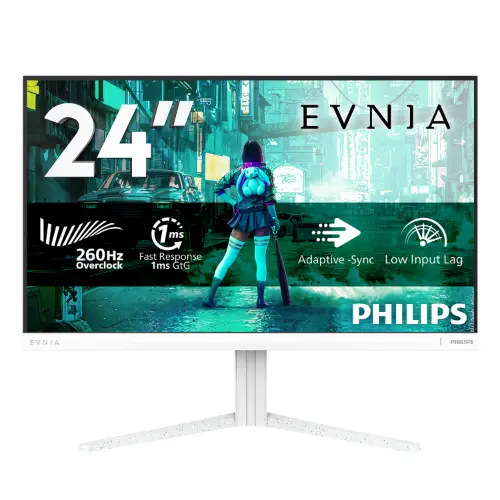 Picture of 60,5 cm (23.8") 1920 x 1080 Pixel Philips 24M2N3201P/00 16:9 Full HD Fast IPS 1 ms 260 Hz HDR DisplayPort HDMI Pivot Height VESA