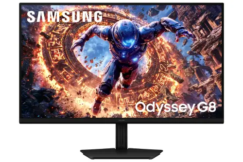Picture of 81,3 cm (32") 6144 x 3456 Pixel SAMSUNG LS32HG806ESXEN 16:9 6K Ultra HD IPS 1 ms 330 Hz HDR DisplayPort HDMI USB-Hub Pivot Height VESA