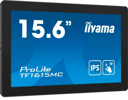 Picture of IIYAMA 39.5cm (15.6") TF1615MC-B1 16:9 M-Touch VGA+HDMI+DP retail