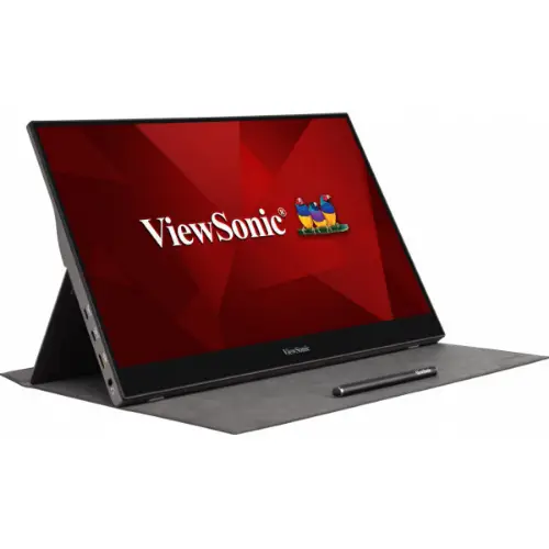 Picture of 40,6cm/16" (1920x1080) ViewSonic TD1655 16:9 FHD IPS Touch Portable 6,5ms 60Hz MiniHDMI USB-C Speaker silver