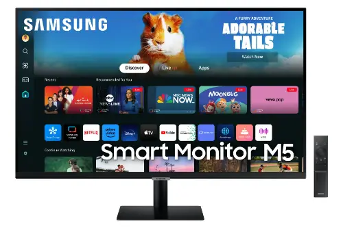 Picture of 68,6 cm (27") 1920 x 1080 Pixel SAMSUNG LS27DM500EUXDU 16:9 Full HD VA 4 ms 60 Hz HDR HDMI USB-Hub VESA Speaker