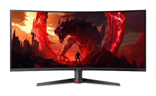 Picture of 100,8 cm (39.7") 5120 x 2160 Pixel Acer UM.TX0EE.001 21:9 WUHD VA 0,5 ms 360 Hz HDR DisplayPort HDMI Height VESA Speaker