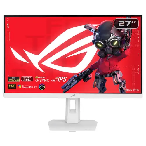 Picture of 68,6 cm (27") 2560 x 1440 Pixel ASUS 90LM0C92-B01171 16:9 Wide Quad HD Fast IPS 1 ms 255 Hz HDR DisplayPort HDMI USB-Hub Pivot Height VESA