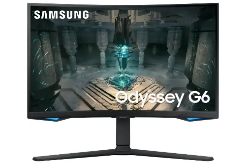Picture of 68,6cm/27'' (2560x1440) Samsung Odyssey G6 S27BG650EU 16:9 1ms 2xHDMI DisplayPort VESA Pivot Speaker QHD 240Hz Curved Gaming Black