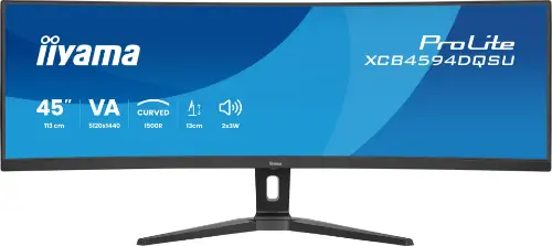 Picture of iiyama ProLite XCB4594DQSU-B1 Curved-Monitor 113 cm (44,5") mattschwarz