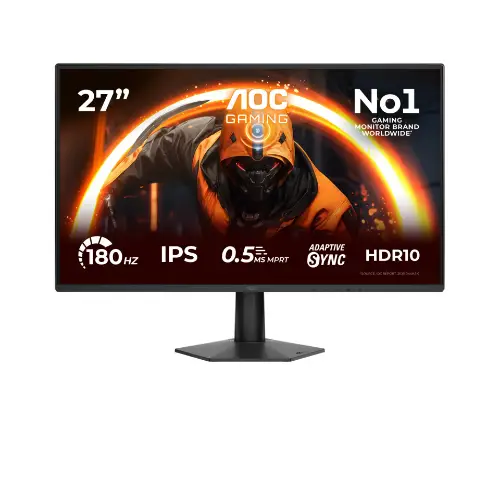 Picture of 68,6 cm (27") 1920 x 1080 Pixel AOC 27G50F 16:9 Full HD IPS 4 ms 180 Hz HDR DisplayPort HDMI VESA