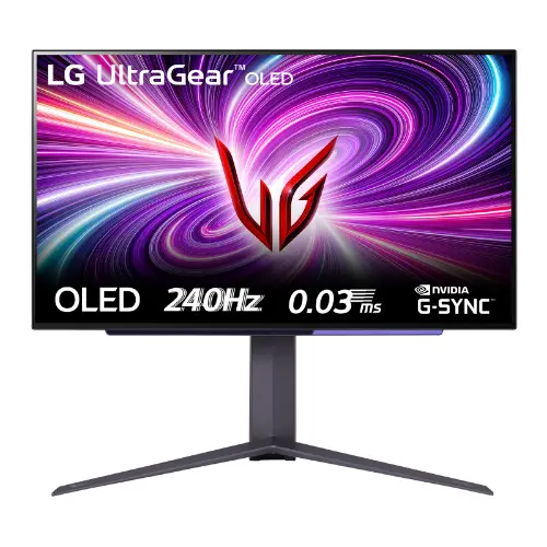 Picture of 68,6cm/27" (2560x1440) LG Ultragear 27GS95QE-B 16:9 QHD OLED Gaming 0,03ms 240Hz HDR10 HDMI DP USB Privot Black