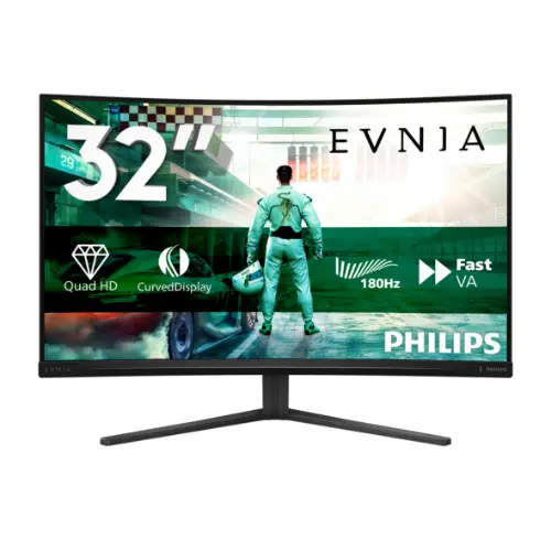Picture of 80cm/31,5" (2560x1440) Philips Evnia 32M2C3500L/00 16:9 WQHD Fast VA 1ms 180Hz HDMI DisplayPort VESA HDR FreeSync Curved