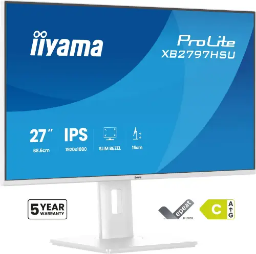 Picture of IIYAMA 68.6cm (27") XB2797HSU-W1 16:9 HDMI+DP+2xUSB-C IPS