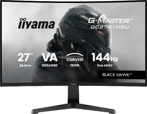Picture of 68,6cm/27" (1920x1080) iiyama G-Master GC2781HSU-B1 16:9 FHD VA 1ms 144Hz HDMI DisplayPort USB VESA Speaker Black