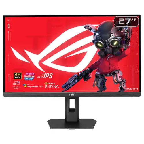 Picture of 68,6 cm (27") 3840 x 2160 Pixel ASUS 90LM0CK0-B01171 16:9 4K Ultra HD Fast IPS 1 ms 160 Hz HDR DisplayPort HDMI Pivot Height VESA