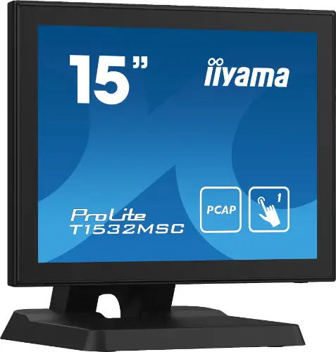 Picture of IIYAMA T1532MSC-B5X 38,1CM 15Zoll LCD 4:3 Projective Capacitive 10-Points Touch Bezel Free LED