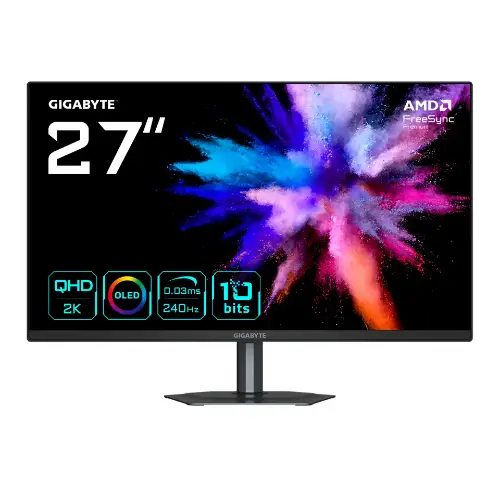 Picture of GIGABYTE GO27Q24 68,6cm 27Zoll QD-OLED Monitor 2??560x1440 240Hz 400cd/m2