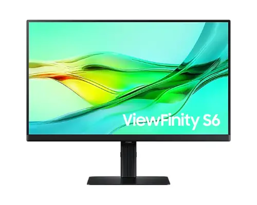 Picture of 61 cm (24") 2560 x 1440 Pixel SAMSUNG LS24D604UEUXXE 16:9 Dual QHD IPS 5 ms 100 Hz HDR DisplayPort HDMI USB-Hub Pivot Height