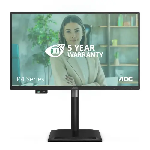 Picture of AOC 60,5cm (23,8") 24P4U 16:09 HDMI+DP+DVI+USB IPS Lift bk