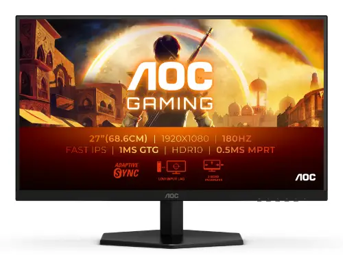 Picture of 68,6cm/27" (1920x1080) AOC 27G42E Gaming 16:09 HDMI DP 180Hz black