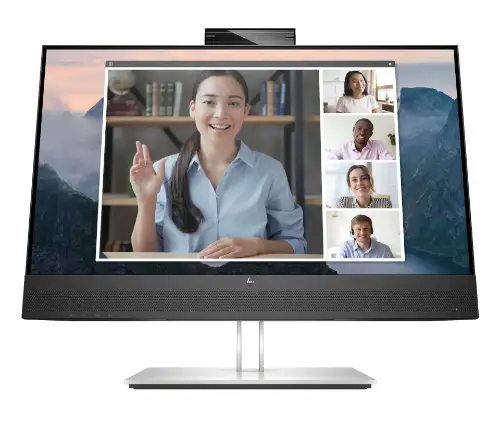 Picture of 60,45cm/23,8'' (1920x1080) HP E24mv G4 Conferencing Monitor 16:9 5ms IPS HDMI VGA DisplayPort VESA Pivot Speaker Full HD Black/Silver