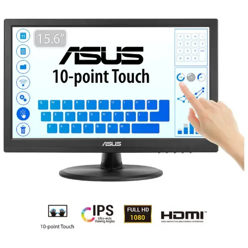 Picture of ASUS Touch VT169HE 39.6cm (16:9) FHD HDMI