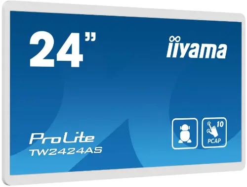 Picture of IIYAMA 60.5cm (23.8") TW2424AS-W1 16:9 M-Touch HDMI Android retail