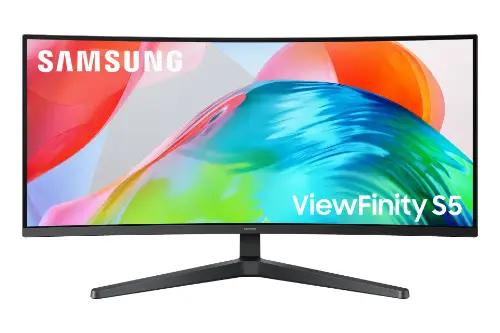 Picture of 86,4 cm (34") 3440 x 1440 Pixel SAMSUNG LS34H550GAUXEN 21:9 UltraWide Quad HD VA 5 ms 120 Hz HDR DisplayPort HDMI VESA