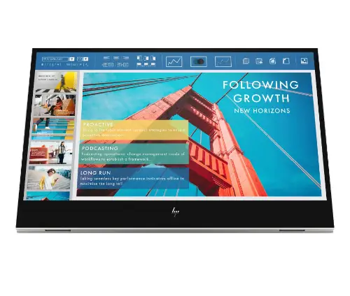 Picture of HP E-Series E14 G4 Computer Monitor 35.6 Cm (14) 1920 X 1080 Pixels Full HD LED White (1B065AAAC3)