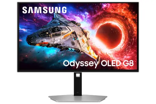 Picture of 68,6 cm (27") 3840 x 2160 Pixel SAMSUNG LS27HG802SUXEN 16:9 4K Ultra HD OLED 0,03 ms 240 Hz HDR DisplayPort HDMI USB-Hub Pivot Height VESA